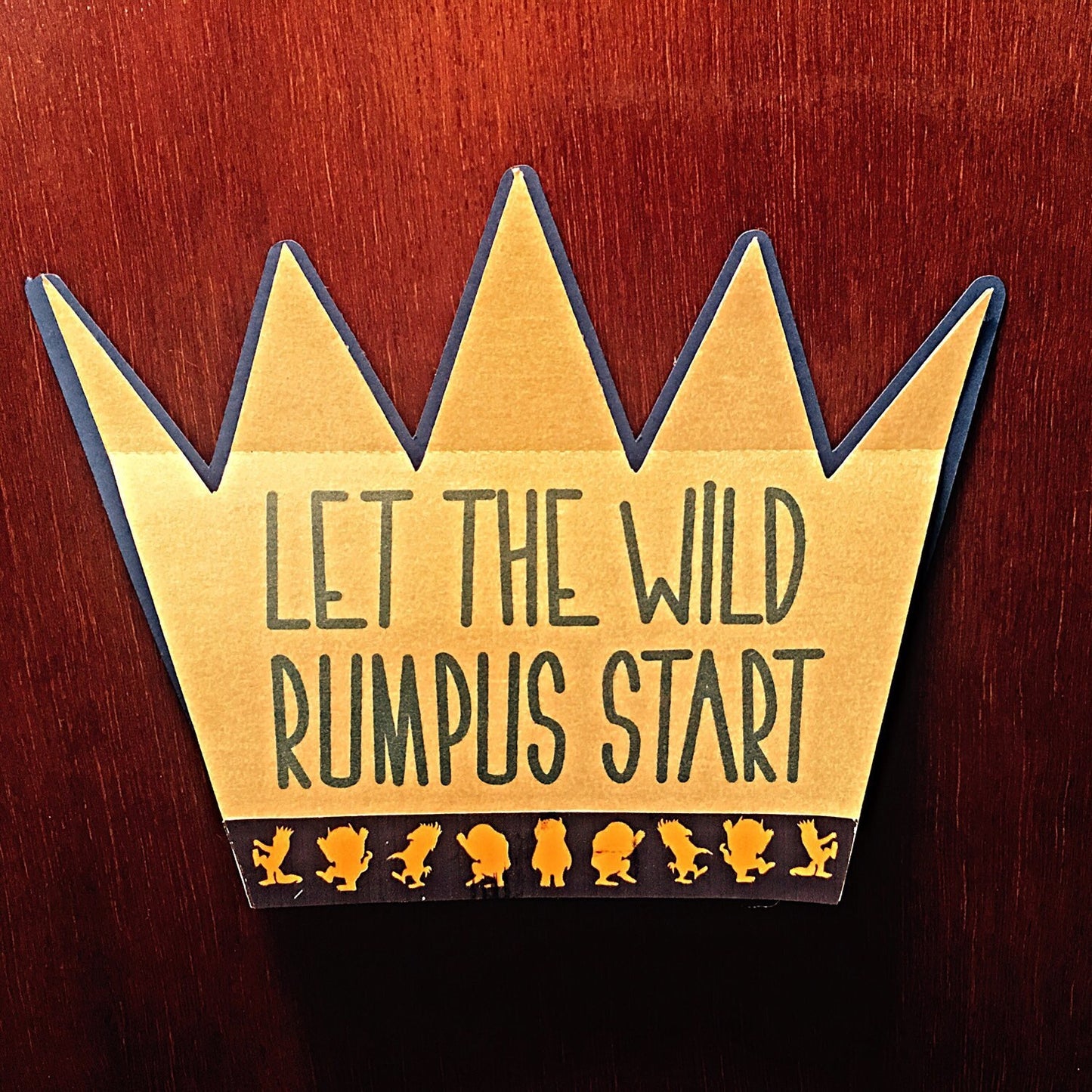 Where the Wild things Are Crown Invitation/ Wild Rumpus Invite/12 invites and envelopes