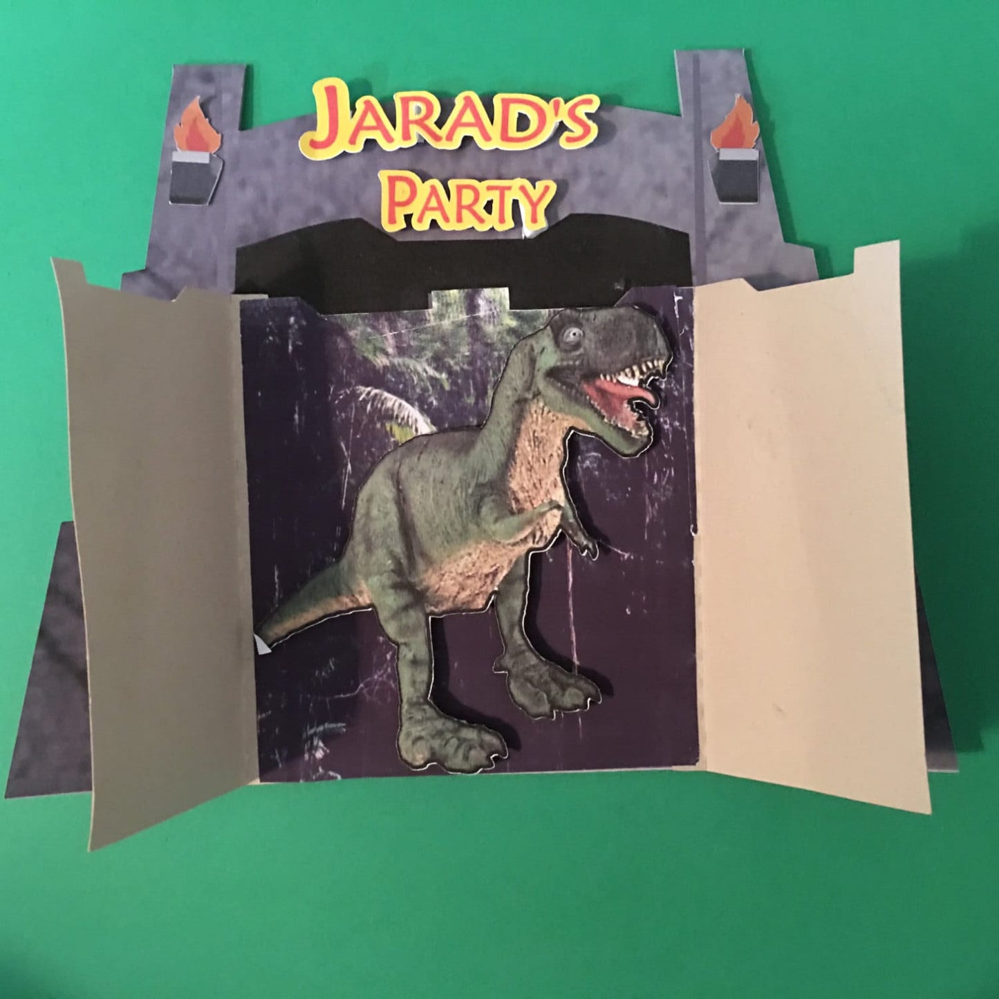 Jurassic Park/Dinosaur Birthday Invitations - 12 customized invites