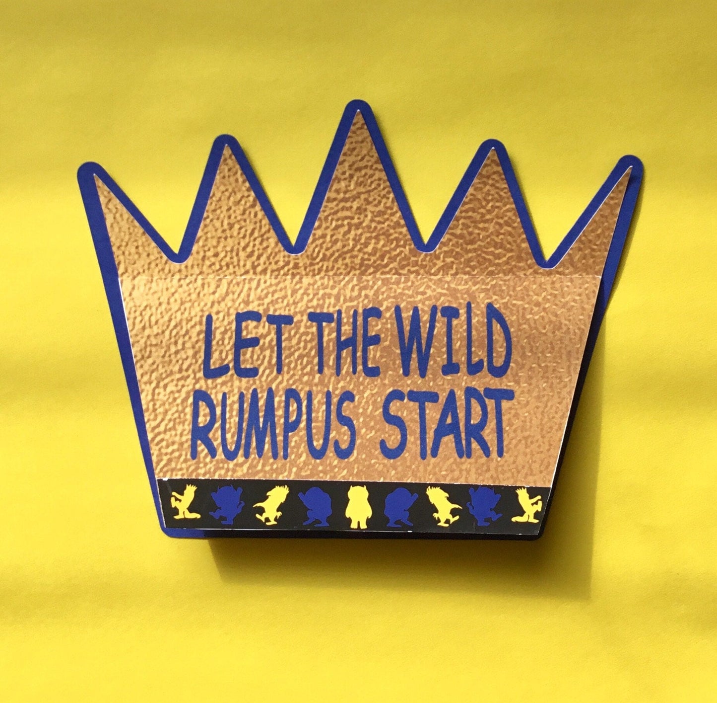 Where the Wild things Are Crown Invitation/ Wild Rumpus Invite/12 invites and envelopes