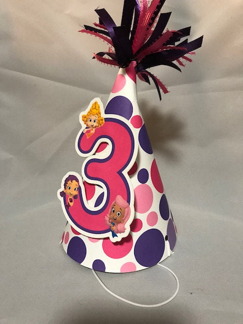 Bubble Guppie Party Hat for Girls