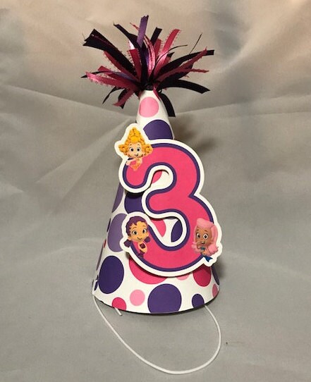 Bubble Guppie Party Hat for Girls