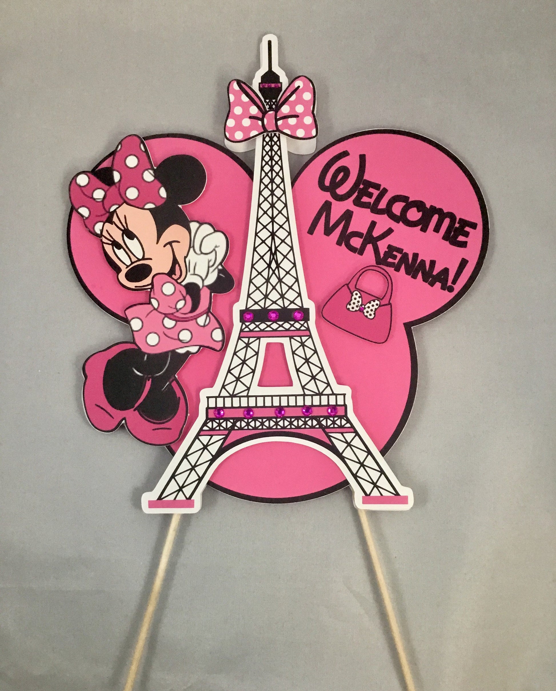 Minnie Mouse Straw Topper – Apartment 23