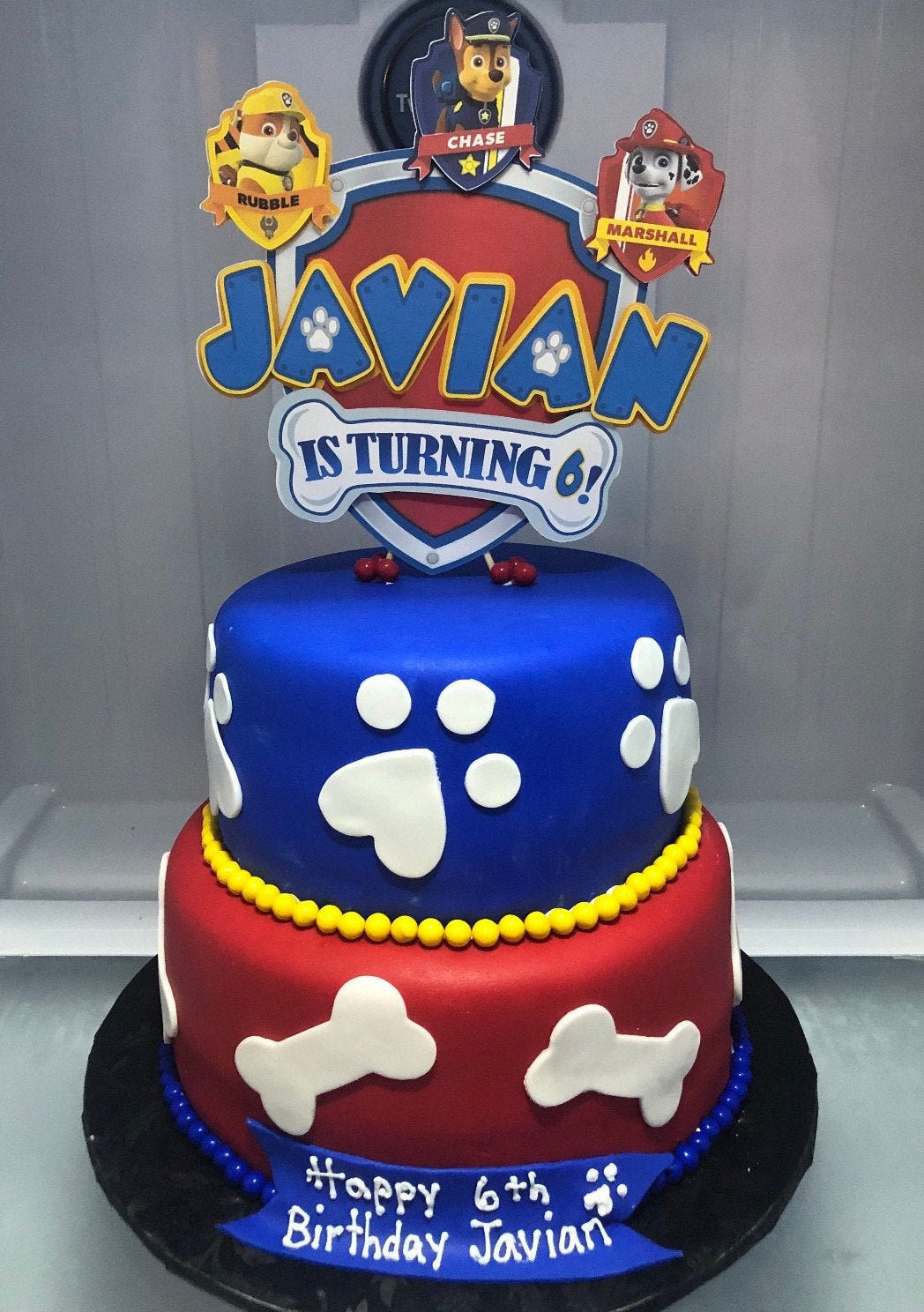 Paw Patrol Inspired Cake Topper cake topper paw patrol