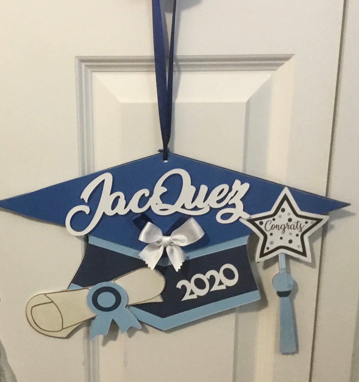 Graduation cap sign/Graduation Door Hanger
