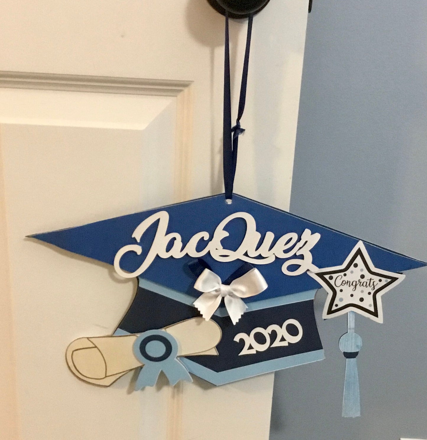 Graduation cap sign/Graduation Door Hanger