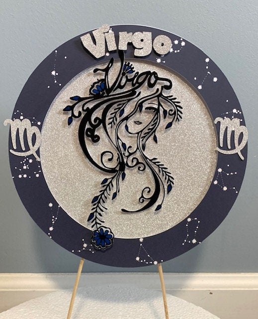 Virgo Cake Topper/Astrology Cake Virgo/