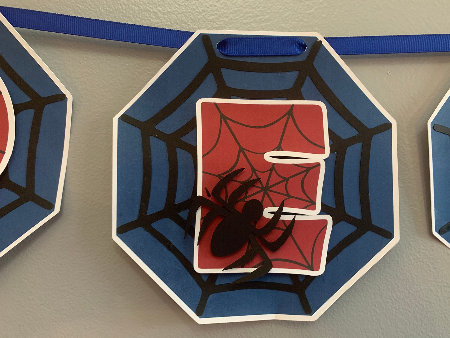 Spiderman Birthday Banner Customized