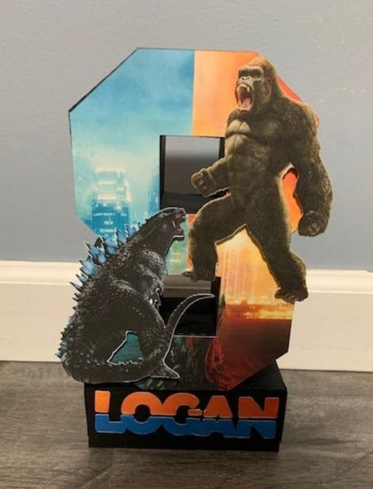 Number prop Godzilla vs Kong/ photo prop/kong vs godzilla number