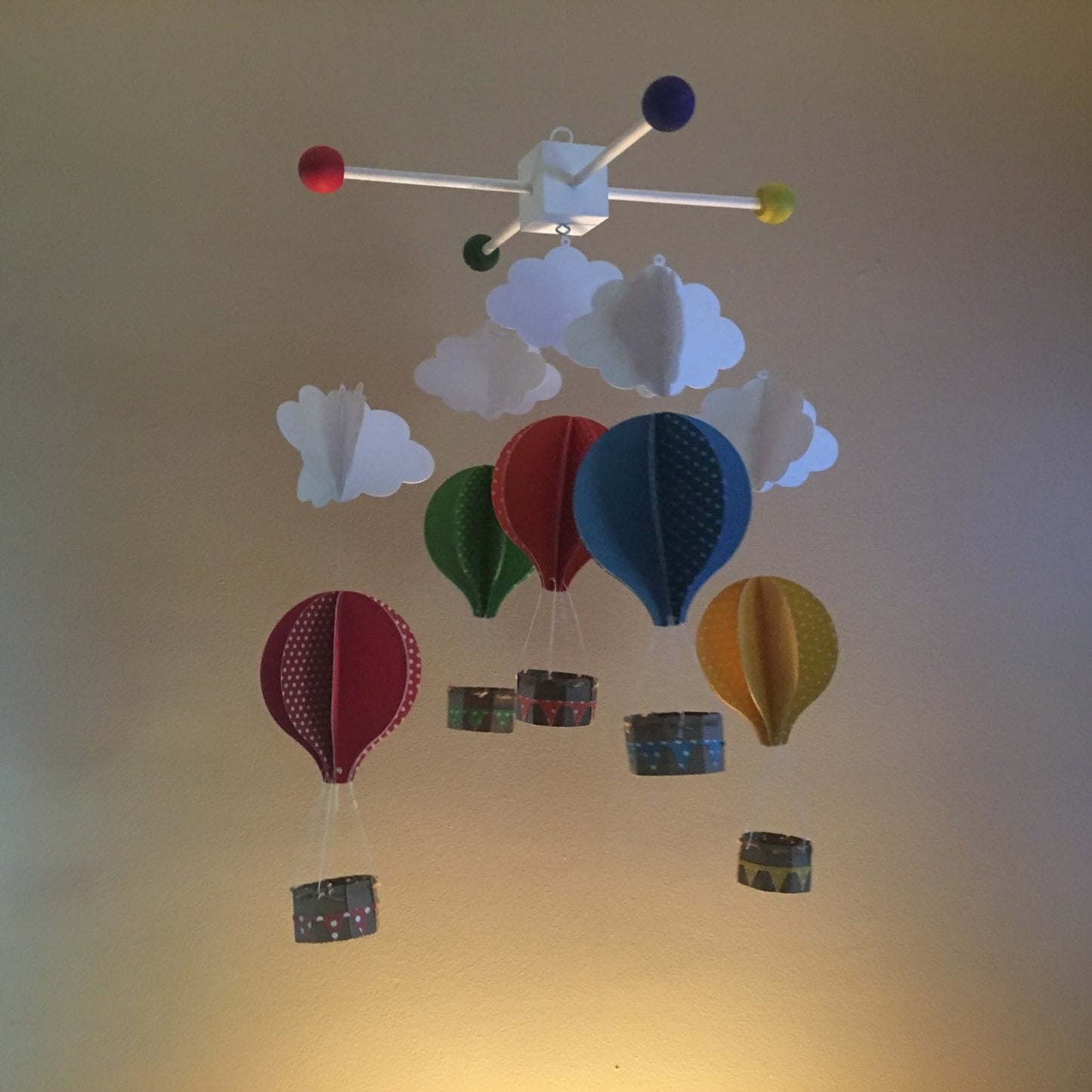 Hot Air Balloon Mobile/Nursery Decor